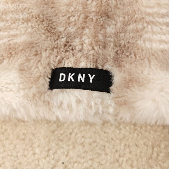 Large Fluffy DKNY Pillow Cover - Picture 2 of 7